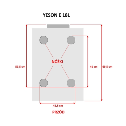 Yeson autoklaw Black E LED 18 l  kl. B medyczna - 3